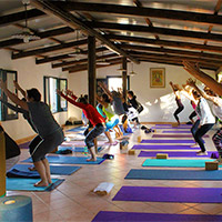 yoga retreats and teacher trainings into yoga shala in amalfi, Italy